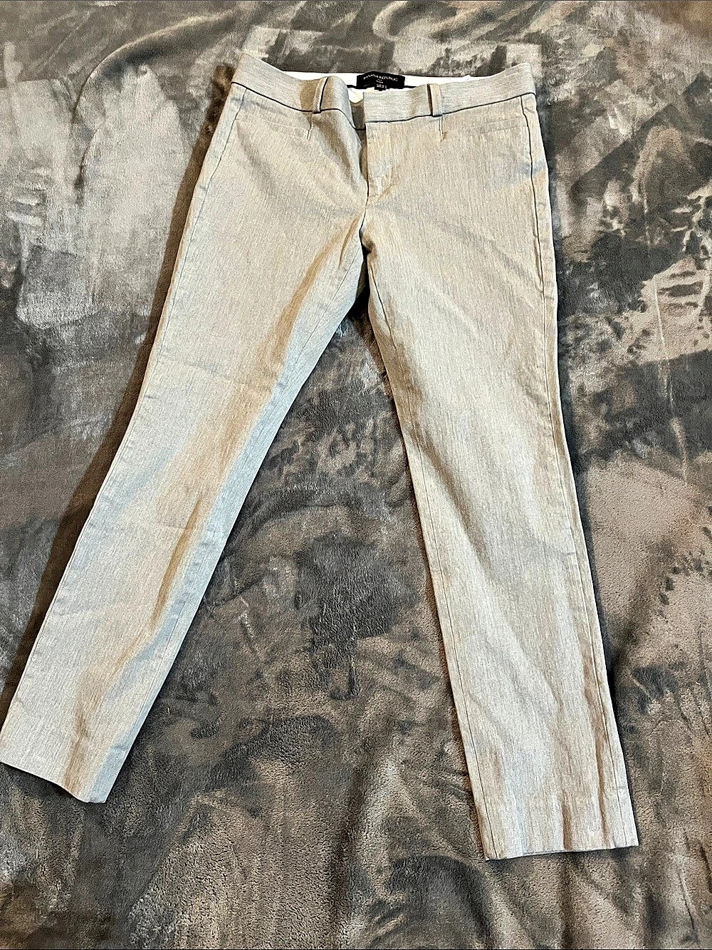 Banana Republic Sloan Pant Straight Leg Trousers Gray Size 2